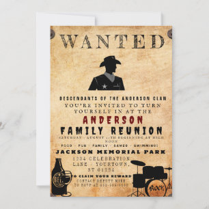 Invitation Poster Recherché Famille Réunion Barbecue Invitati