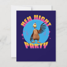 Poules drôles Soirée de poulet humour de fête