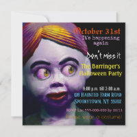 Poupée de marionnettes effrayante Halloween Déplai