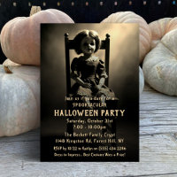 Poupée effrayante et terrifiante pour soirée Hallo