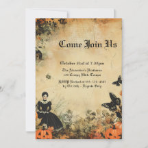 Poupée vintage Automne Halloween Personnalisé