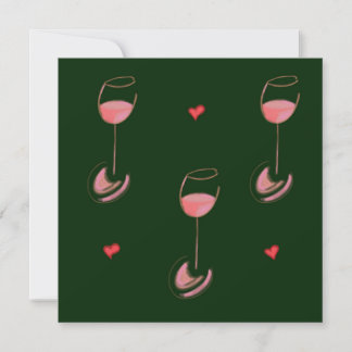 Invitation pour amateur de vin