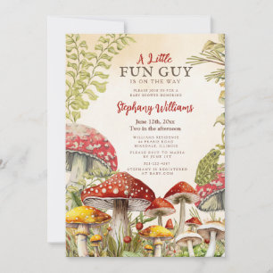 Invitation pour Baby Shower A Little Fun Guy   Boi