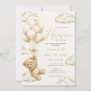 Invitation pour Baby Shower A Little Piece of Heav