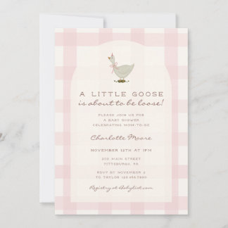 Invitation pour Baby Shower Fille au thème Petite