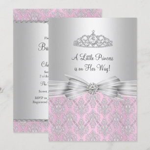 Invitation pour Baby Shower Petite Princesse de Da