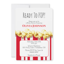 Invitation pour Baby Shower « Prête à exploser ! »