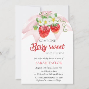 Invitation pour Baby Shower sur le thème de la Fra