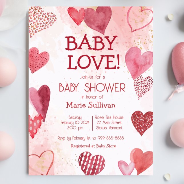 Invitation pour Baby Shower sur le thème de la Sai (Créateur téléchargé)