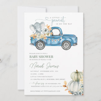 Invitation pour Baby Shower Un Petit Cacahuète Arr