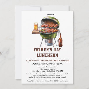 Invitation pour barbecue de la Fête des Pères - Ha