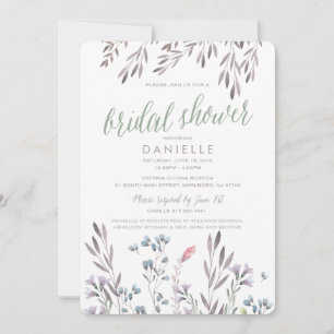 Invitation Pour Danielle - Fête des mariées Mariage Fleur sau