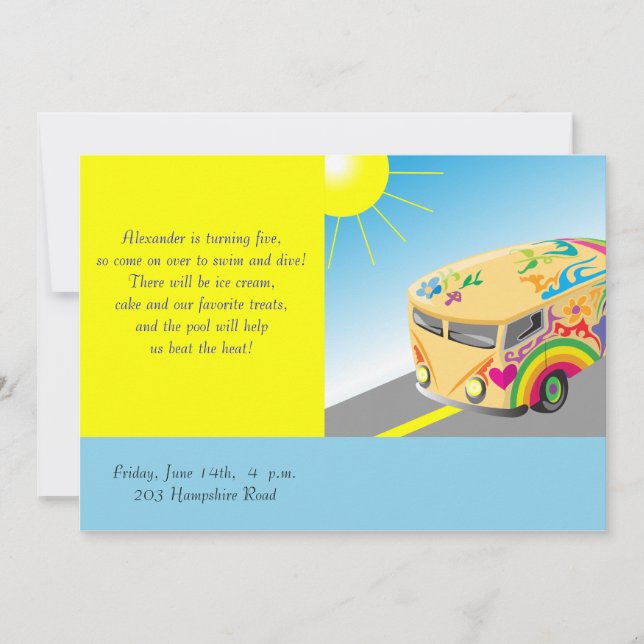 Invitation pour enfants (Devant)