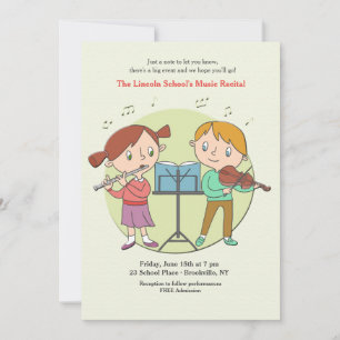 Invitation pour Enfants Talentueux