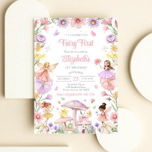 Invitation pour la 1ère fête d'anniversaire de Fée