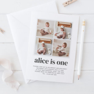 Invitation pour la 1ère fête d'anniversaire de fil