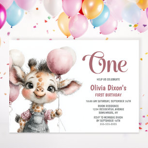 Invitation pour la 1ère fête d'anniversaire de la