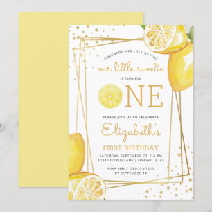 Invitation pour la 1ère fête d'anniversaire de Lem