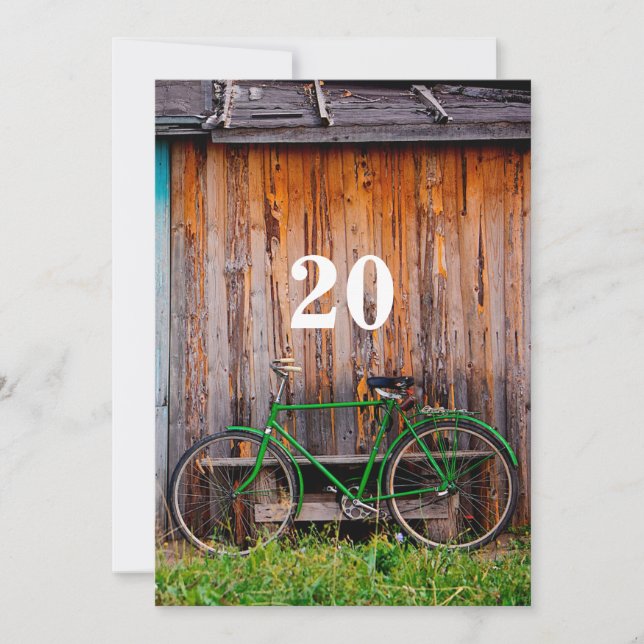 Invitation pour la 20e cérémonie cycliste (Devant)
