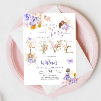 Invitation pour la 5ème fête d'anniversaire de la 