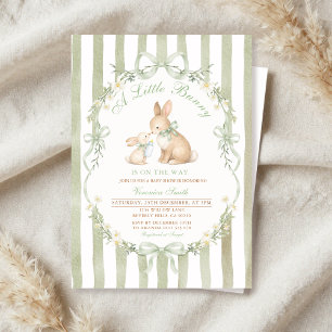 Invitation pour la Baby Shower de la Petite Lapine