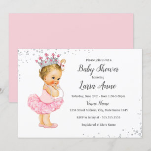 Invitation pour la Baby Shower de la Princesse Éti