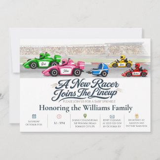 Invitation pour la Baby Sprinkle de la Famille de