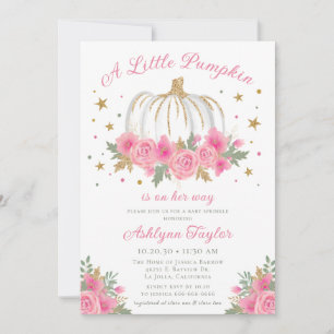 Invitation pour la Baby Sprinkle de la Petite Fill