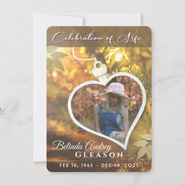 Invitation pour la célébration de la Journée du cœ (Devant)