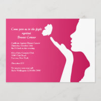 Invitation pour la collecte de fonds sur le cancer