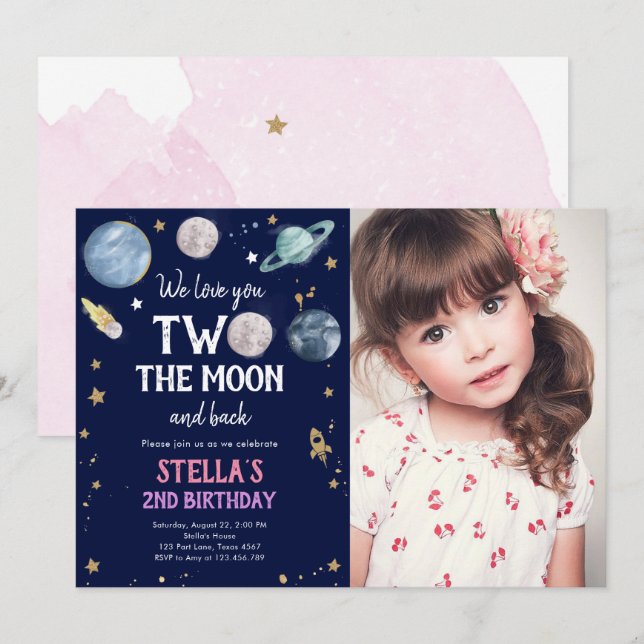 Invitation pour la deuxième année de la planète sp (Devant / Derrière)