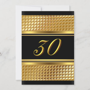 Invitation pour la fête d'anniversaire de 30 ans O