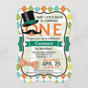 Invitation pour la fête d'anniversaire de Funny Bo