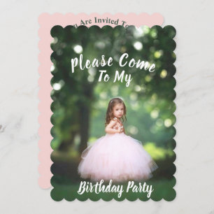 Invitation pour la fête d'anniversaire de l'enfant