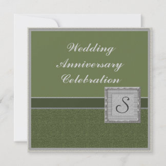 Invitation pour la fête d'anniversaire de monogram