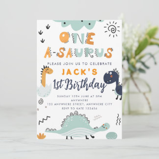 Invitation pour la fête d'anniversaire des 1 an de