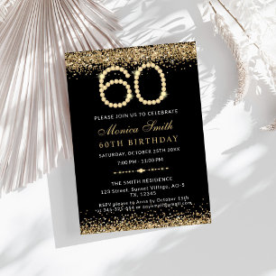 Invitation pour la fête d'anniversaire des 60 ans