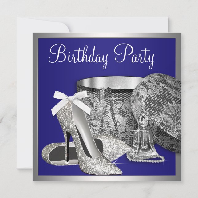 Invitation pour la fête d'anniversaire des femmes  (Devant)
