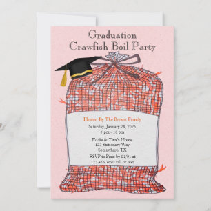 Invitation pour la fête de graduation de l'ébullit