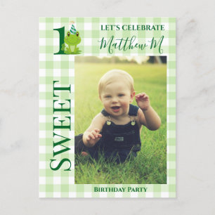 Invitation pour la fête de la grenouille pour le 1