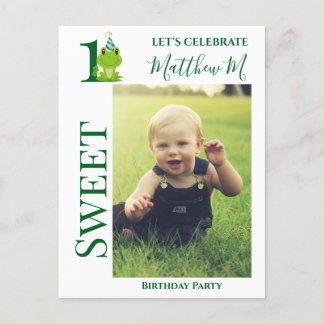 Invitation pour la fête de la grenouille pour le 1