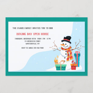 Invitation pour la fête de l'homme de neige du len