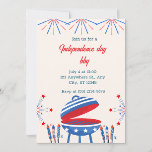 Invitation pour la fête de l'indépendance