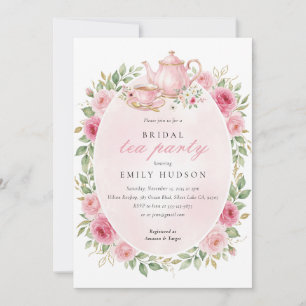 Invitation pour la fête de mariage Time for Tea