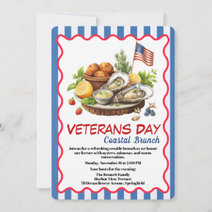 Invitation pour la fête des vétérans Célébration
