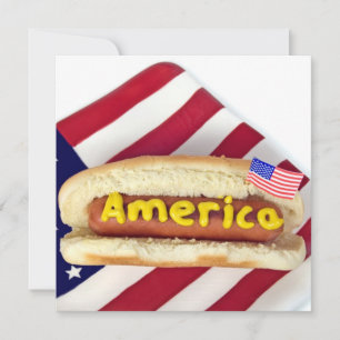 Invitation pour la fête du 4 juillet BBQ