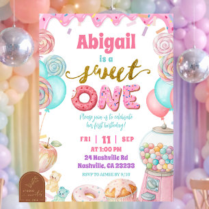 Invitation pour la fête du premier anniversaire de