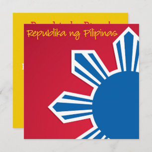 Invitation pour la fête nationale de Pinoy aux Phi