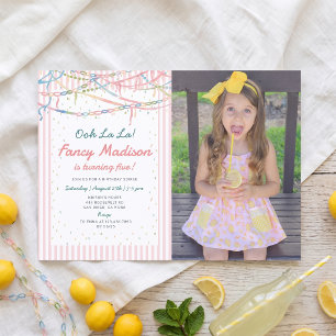 Invitation pour l'anniversaire de Fancy Nancy fill