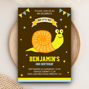 Invitation pour l'anniversaire des enfants avec un